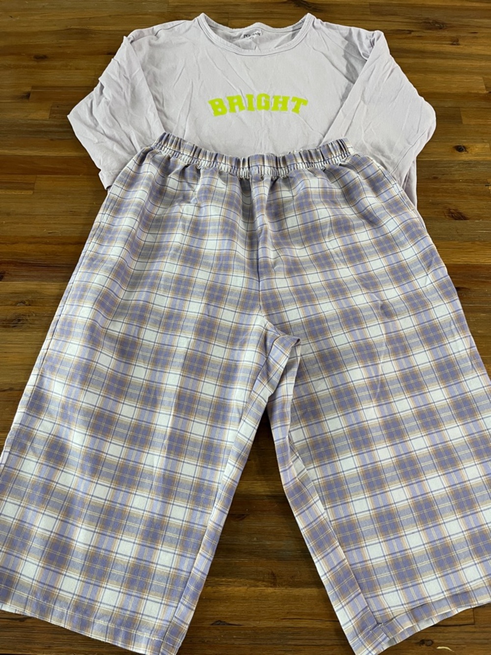 Girls Polham Top and Pajama Pants Set Size 10 Purple